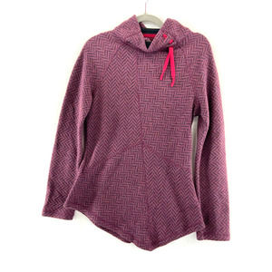 Prana Prana Plum Red Mattea Sweater Sz Small